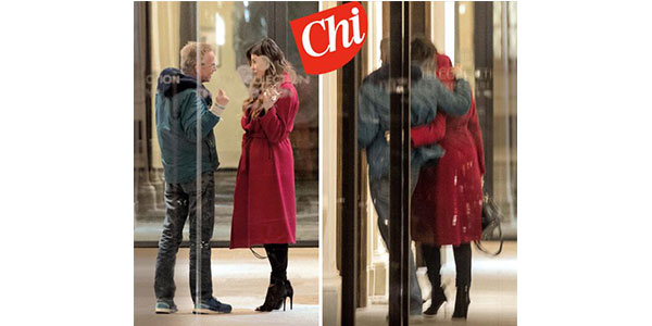 Alba-Parietti-e-Christopher-Lambert-insieme-albergo-torino