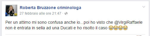 roberta-bruzzone-facebook-virginia-raffaele