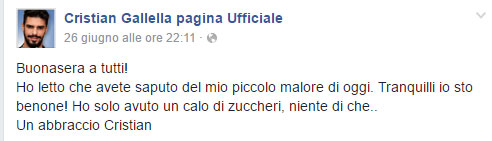 cristian-gallella-rassicura-i-suoi-fan-su-facebook