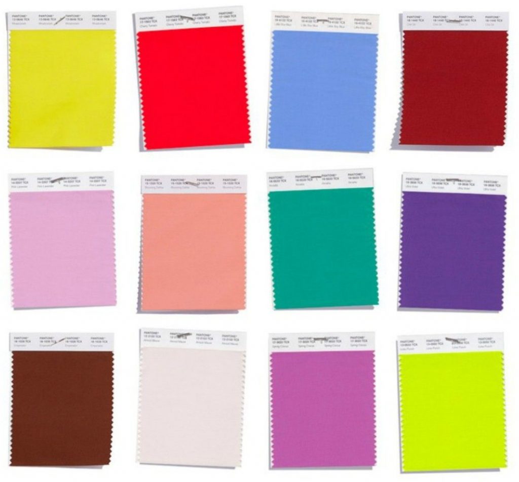 colori pantone primavera/estate 2018