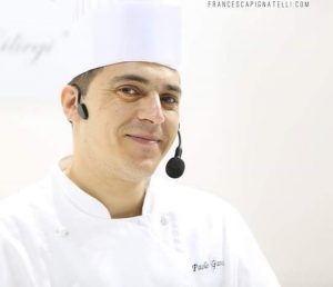 Piatto da chef, ricetta, ricette, chef, Paolo Ganci, Lasagnetta di Baccalà, come preparare una lasagnetta, ingredienti, procedimento, cucina, preparazione, cibo, lasagnetta di baccalà, Savona, Liguria, Associazione cuochi di Savona, 