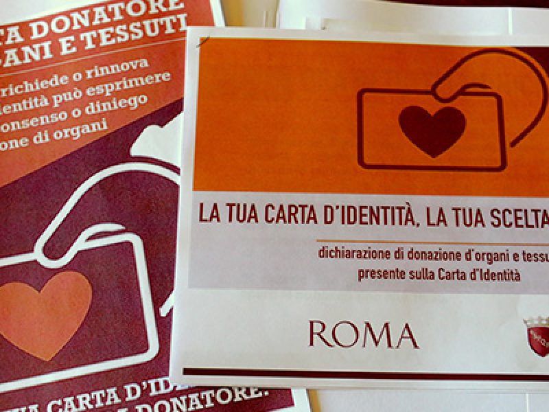 Donazione di organi, storica svolta a Roma  La volontà 