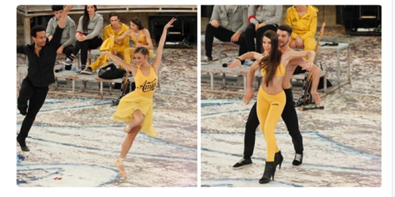 Ballerino Si Eccita Durante Un Ballo Video