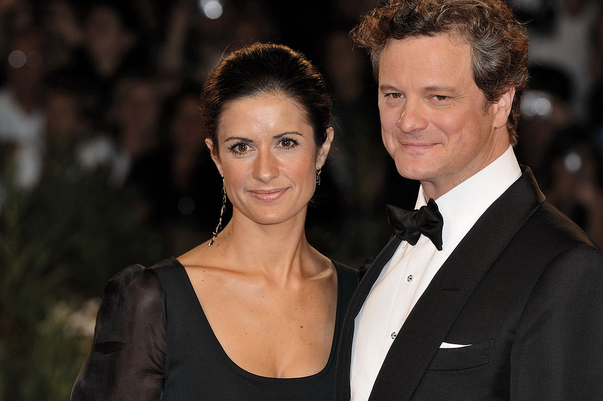 Risultato immagini per colin firth moglie"