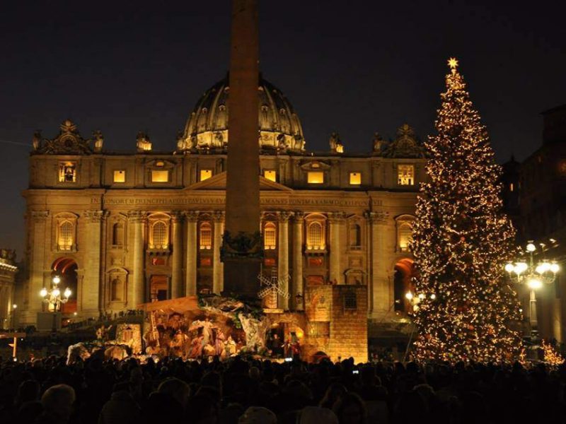 Albero Di Natale Piazza San Pietro