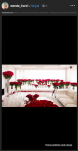Wanda Nara, Mauro Icardi, Gossip, Anniversario nozze, 5000 rose rosse per Wanda, 