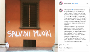 Lodo Guenzi, scritta salvini muori, murales, bologna, lo stato sociale, frontman, cantante, lo sfogo di Lodo, Instagram 